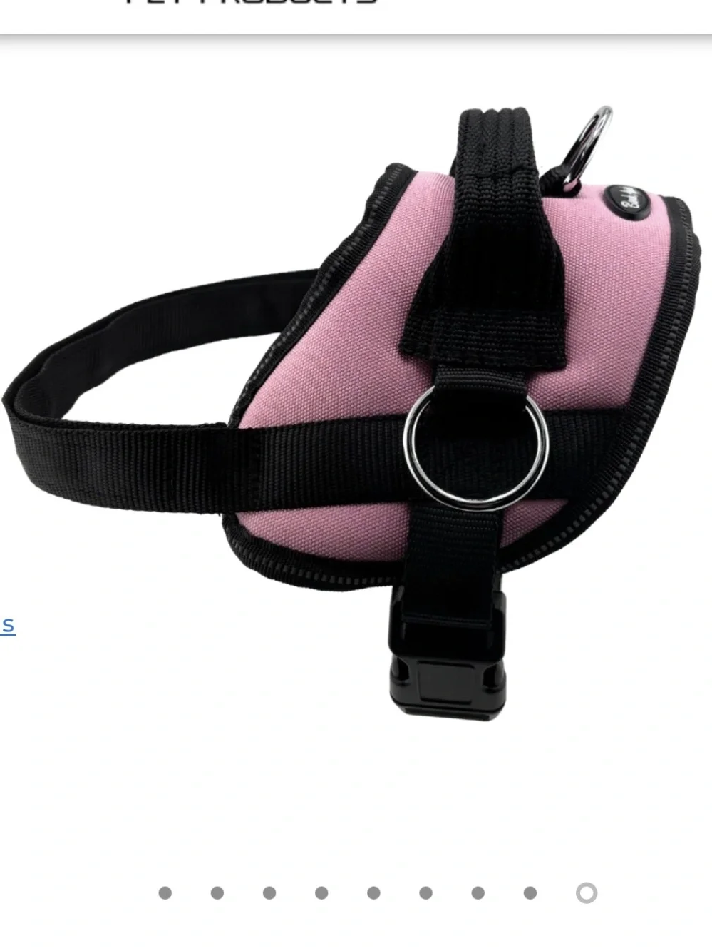 Bark Appeal Solid Reflective No-Pull Harness - Pink/Small
